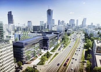 LIXA budynek E Office, Warszawa, Wola, Marcina Kasprzaka